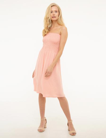 Pembe Dokuma Elbise - 50202826027