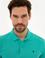 Yeşil Slim Fit Polo Yaka Basic Tişört