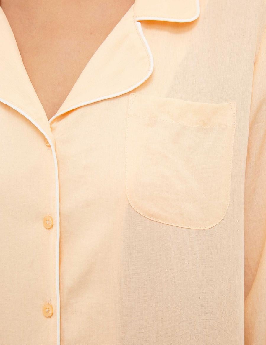 Somon Uzun Kollu Gömlek