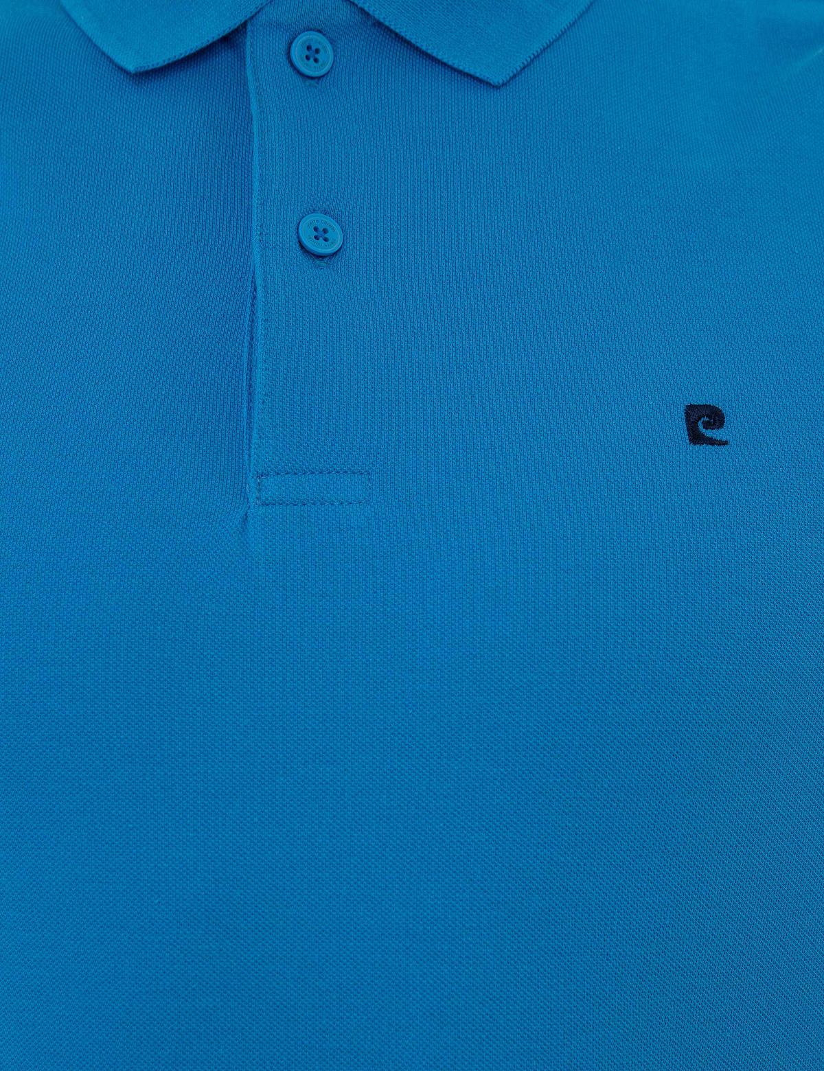 Kobalt Mavi Slim Fit Basic Polo Yaka T-Shirt - 50225515119