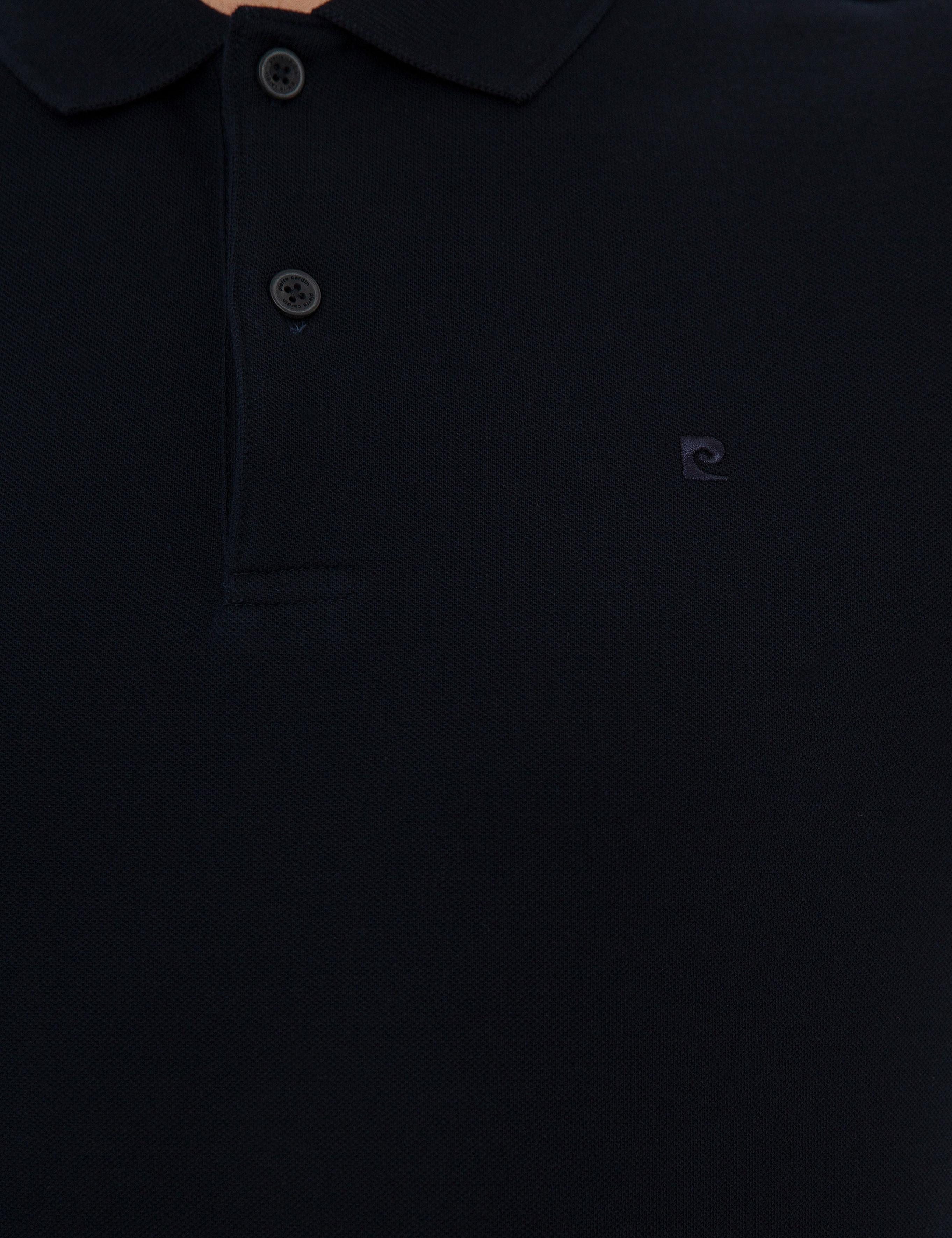 Koyu Lacivert Slim Fit Basic Polo Yaka T-Shirt