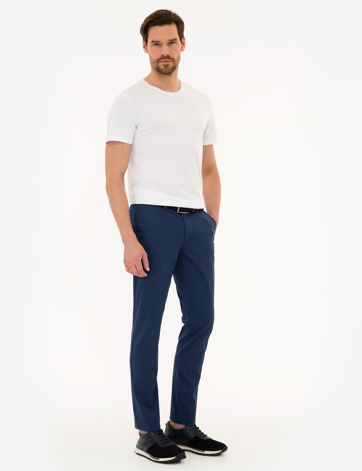 İndigo Slim Fit Kanvas Pantolon - 50223107052