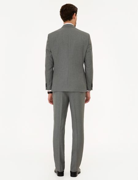 Gri Slim Fit Takım Elbise - 50224042020