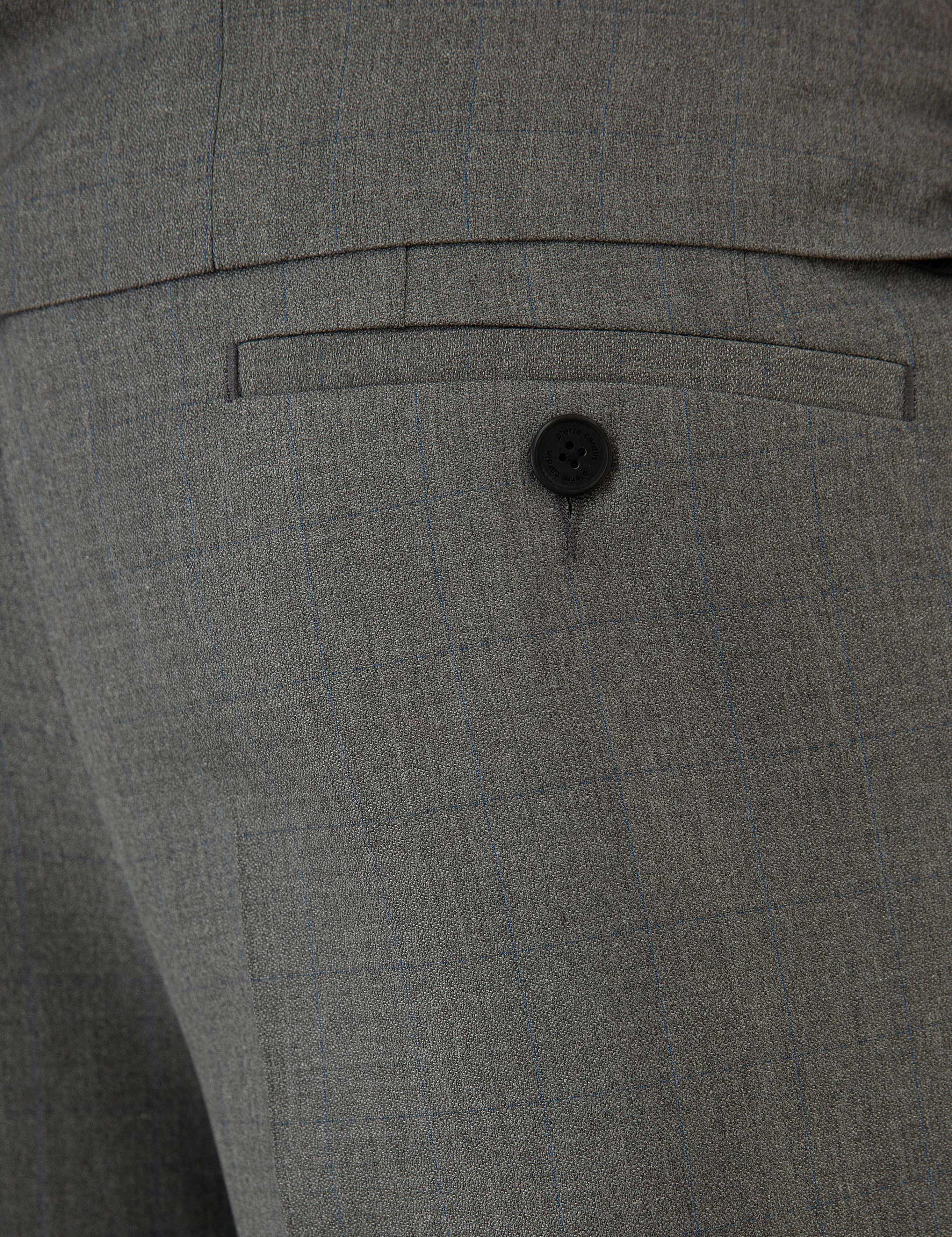 Gri Slim Fit Takım Elbise