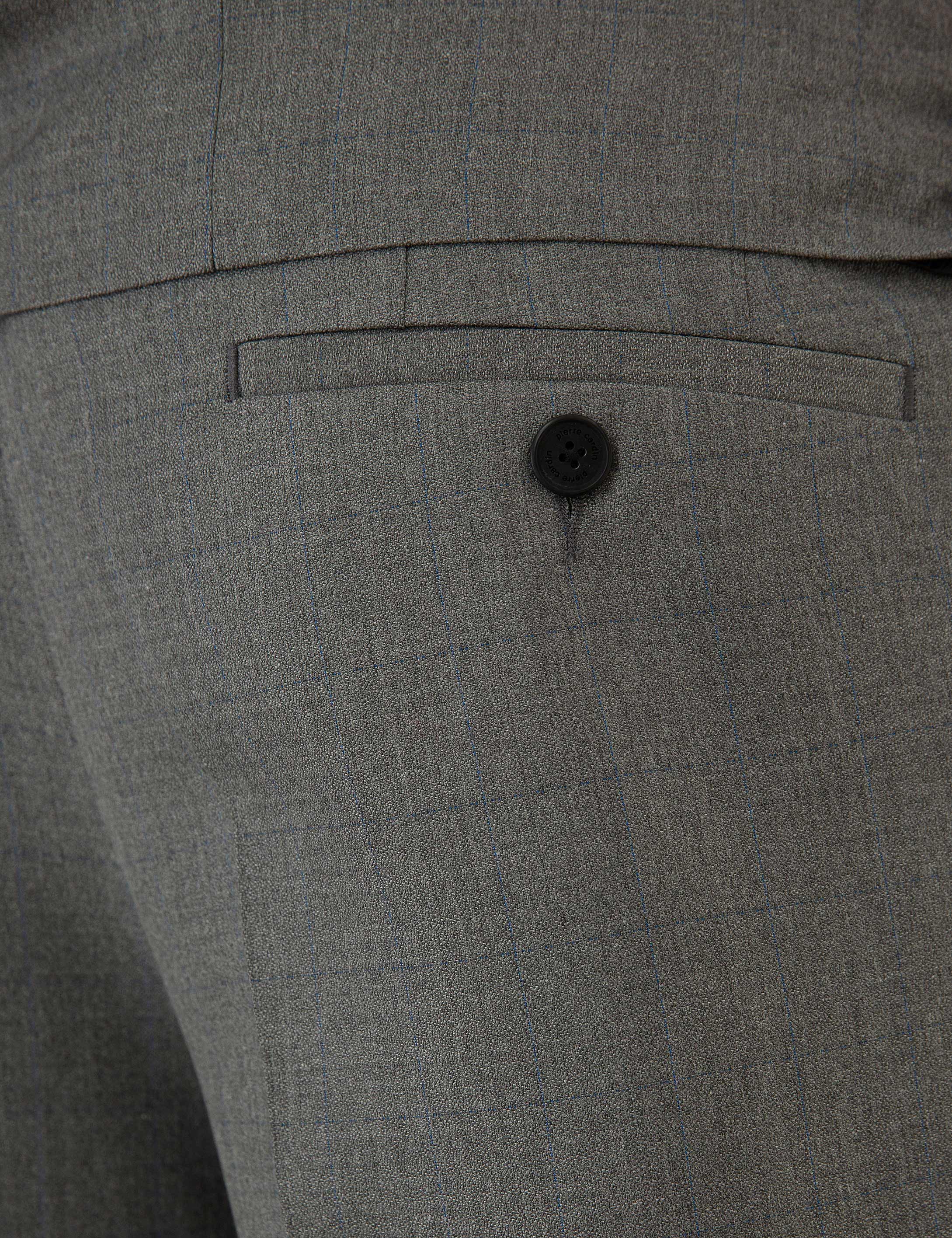 Gri Slim Fit Takım Elbise