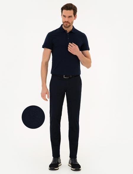 Lacivert Slim Fit Chino Pantolon - 50225942010