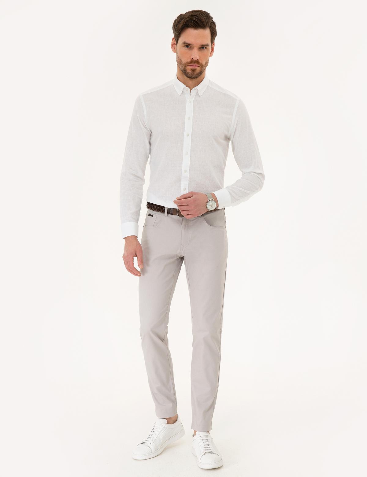 Taş Slim Fit Chino Pantolon