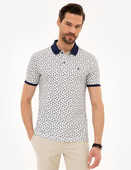 Lacivert Slim Fit Polo Yaka Tişört - 50224543010