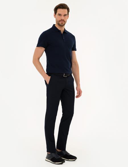 Lacivert Slim Fit Chino Pantolon - 50225942010