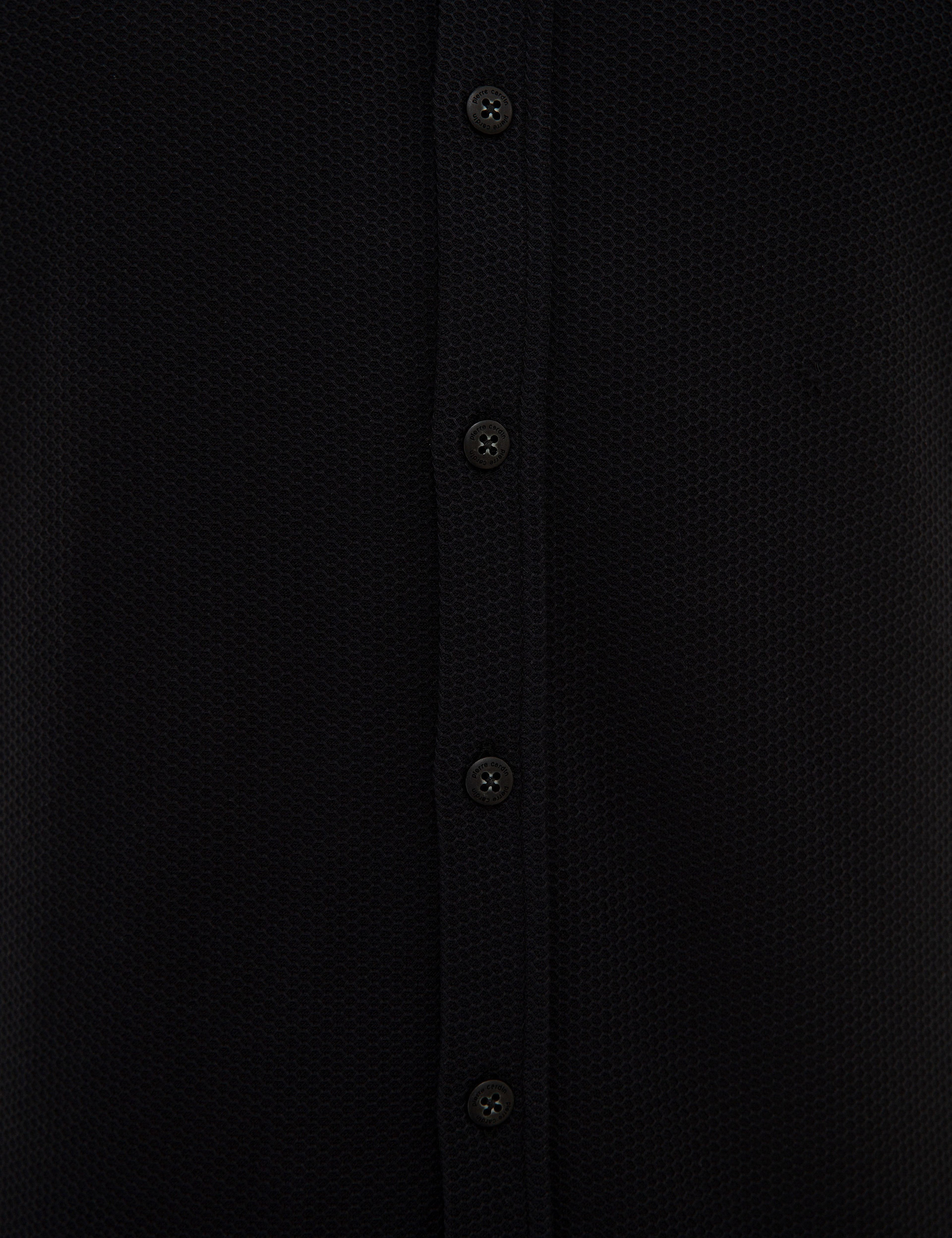 Siyah Slim Fit Merserize Polo Yaka T-Shirt