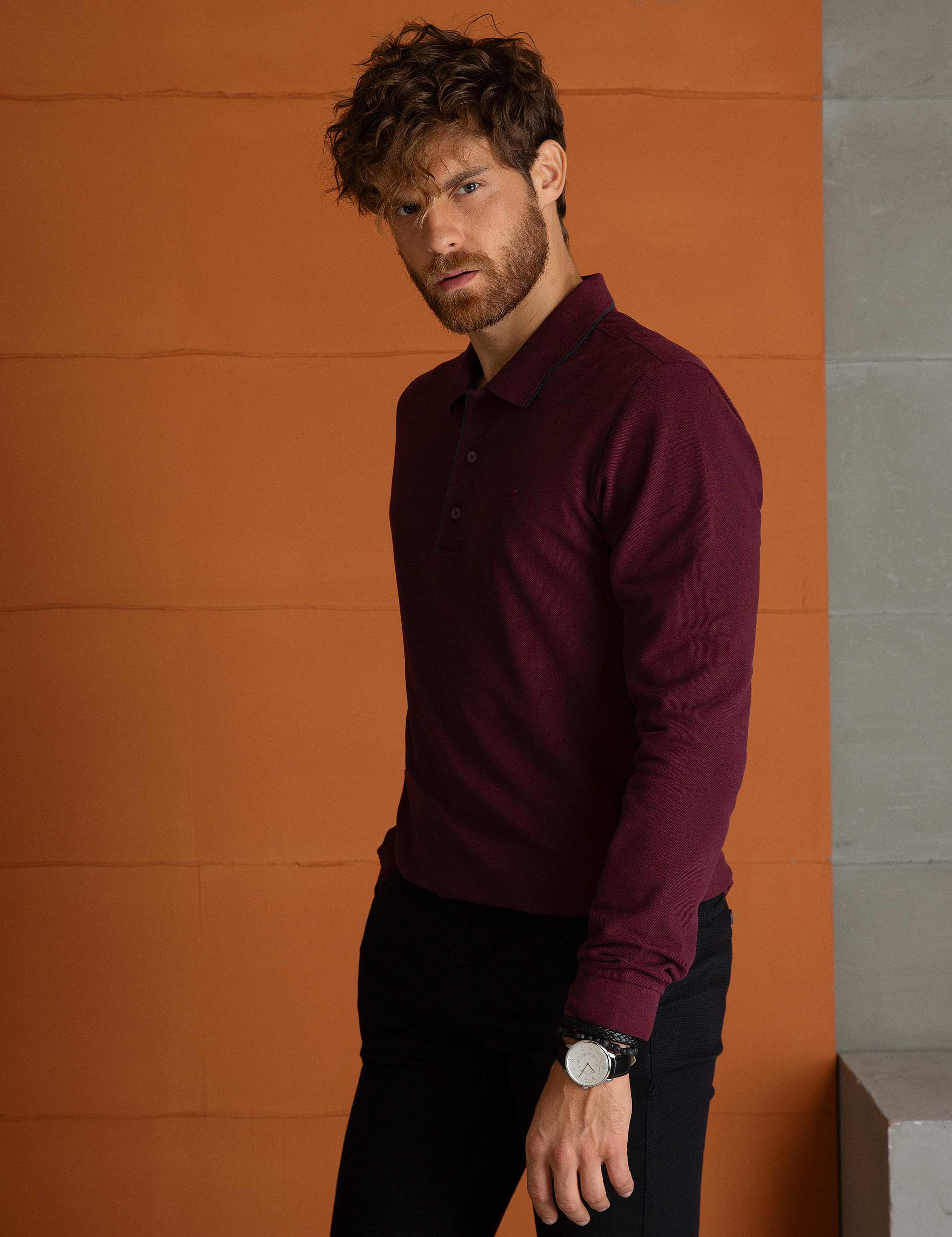 Bordo Slim Fit Sweatshirt
