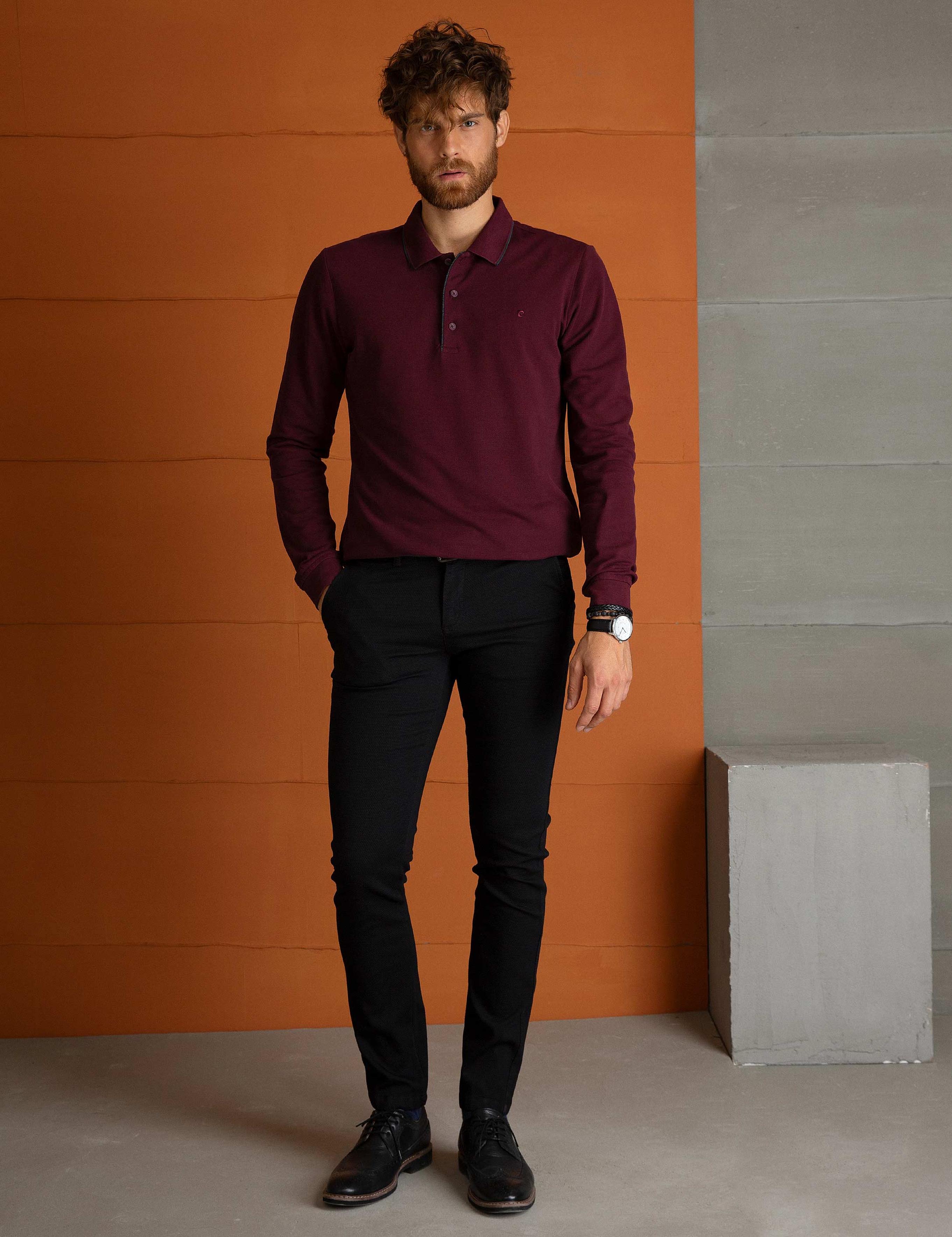 Bordo Slim Fit Sweatshirt