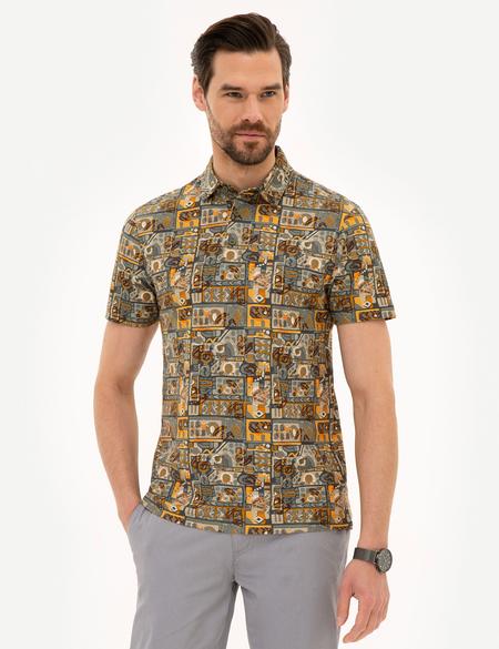 Hardal Slim Fit Tişört - 50222818036