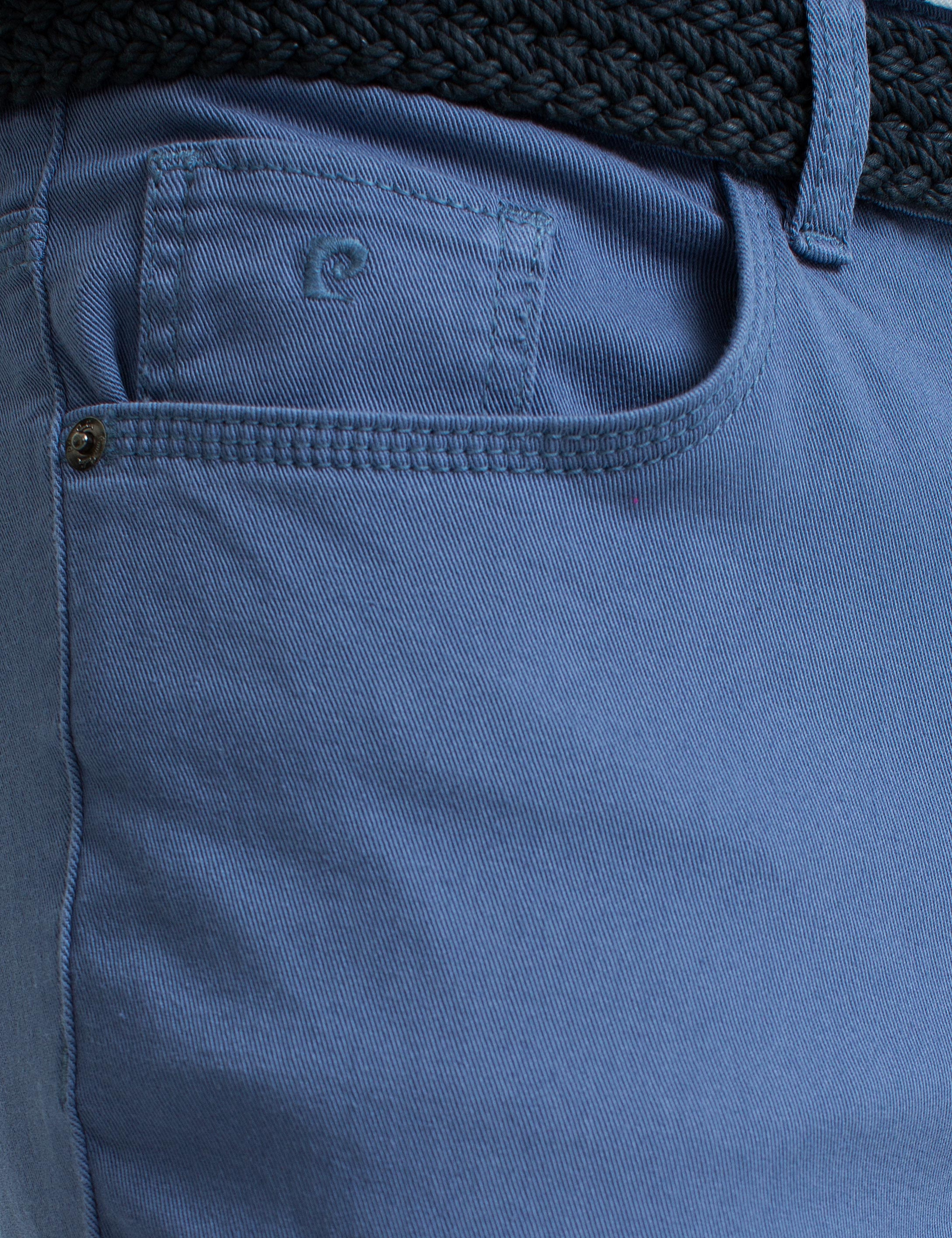Petrol Mavi Slim Fit Chino Pantolon - Image 5