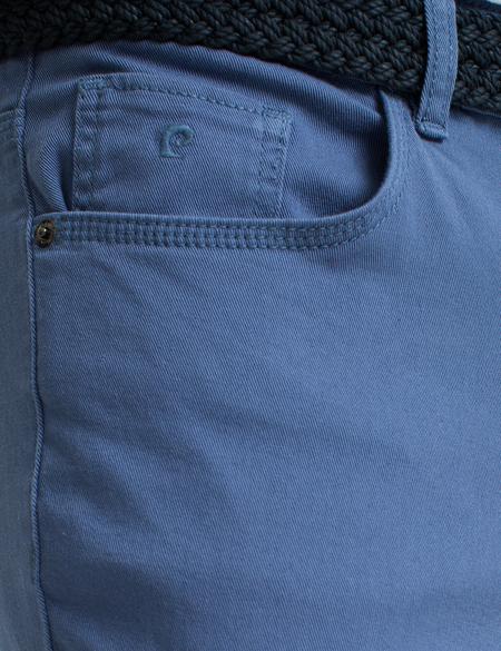Petrol Mavi Slim Fit Chino Pantolon - 50187807070