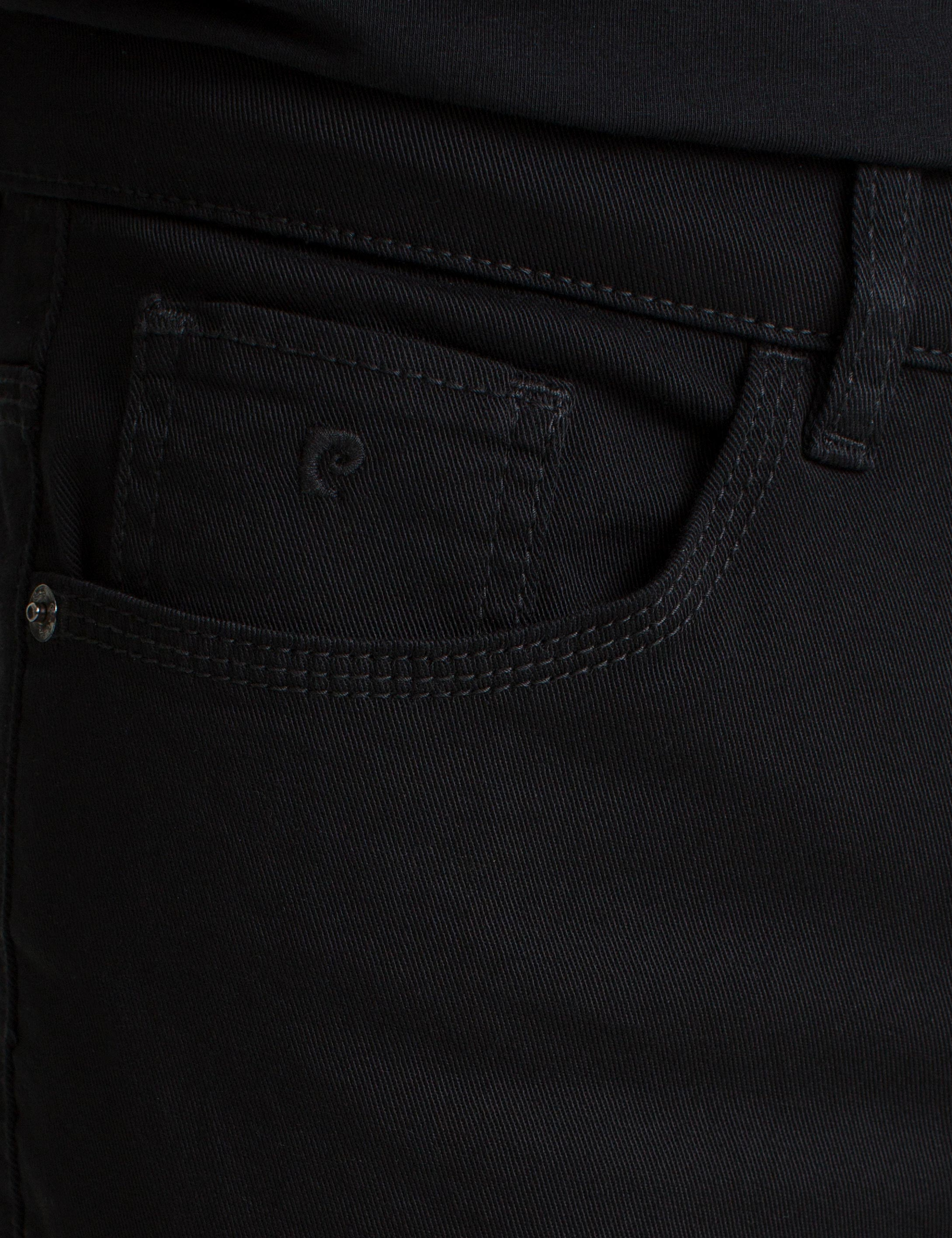 Siyah Slim Fit Chino Pantolon - Image 5