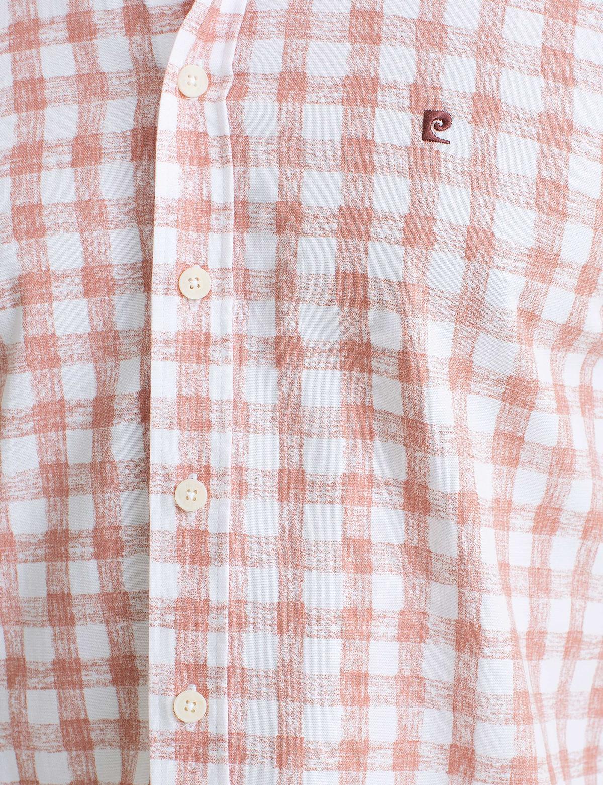 Kahverengi Slim Fit Gömlek - 50187589008