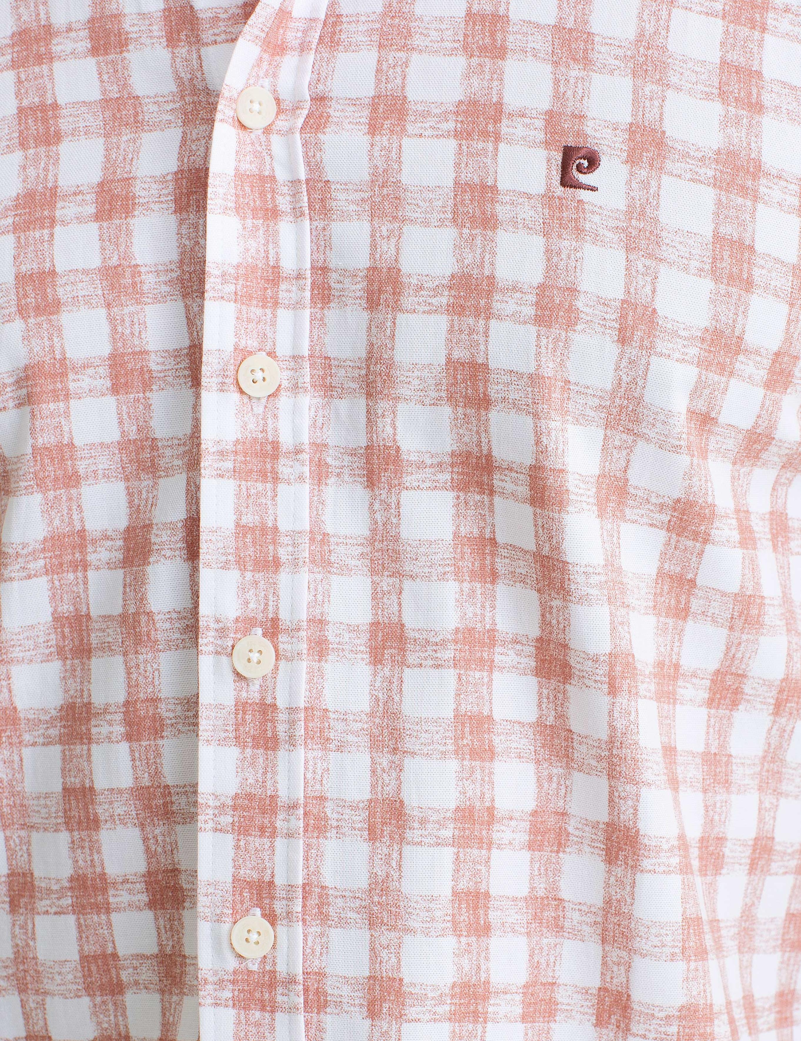 Kahverengi Slim Fit Gömlek