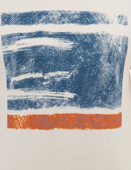 Ekru Slim Fit Bisiklet Yaka T-Shirt - 50226355011