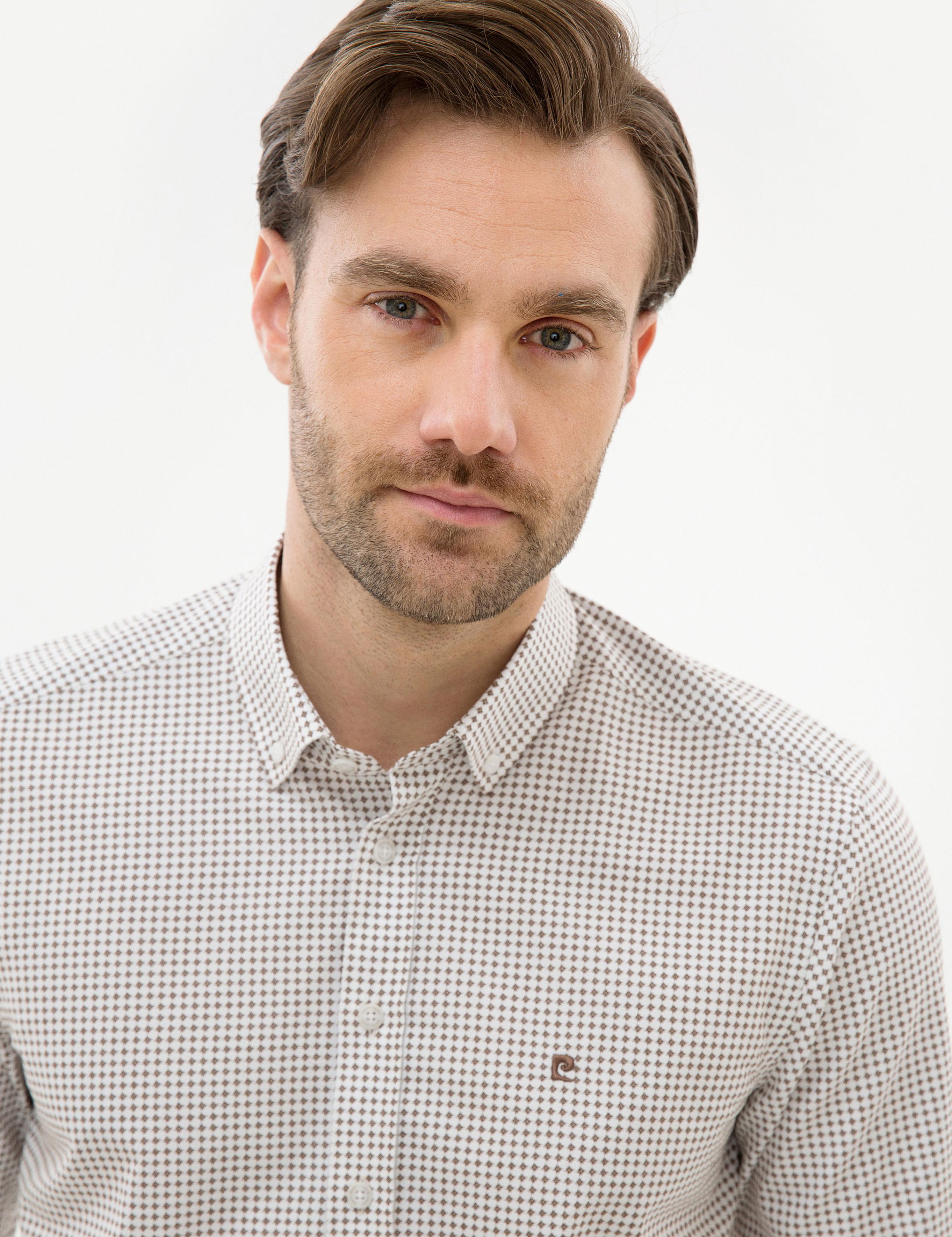 Kahverengi Slim Fit Gömlek