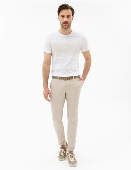 Bej Slim Fit Chino Pantolon - 50225941041
