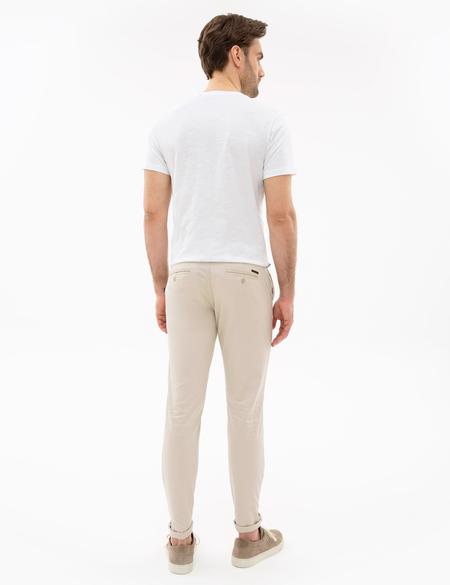 Bej Slim Fit Chino Pantolon - 50225941041