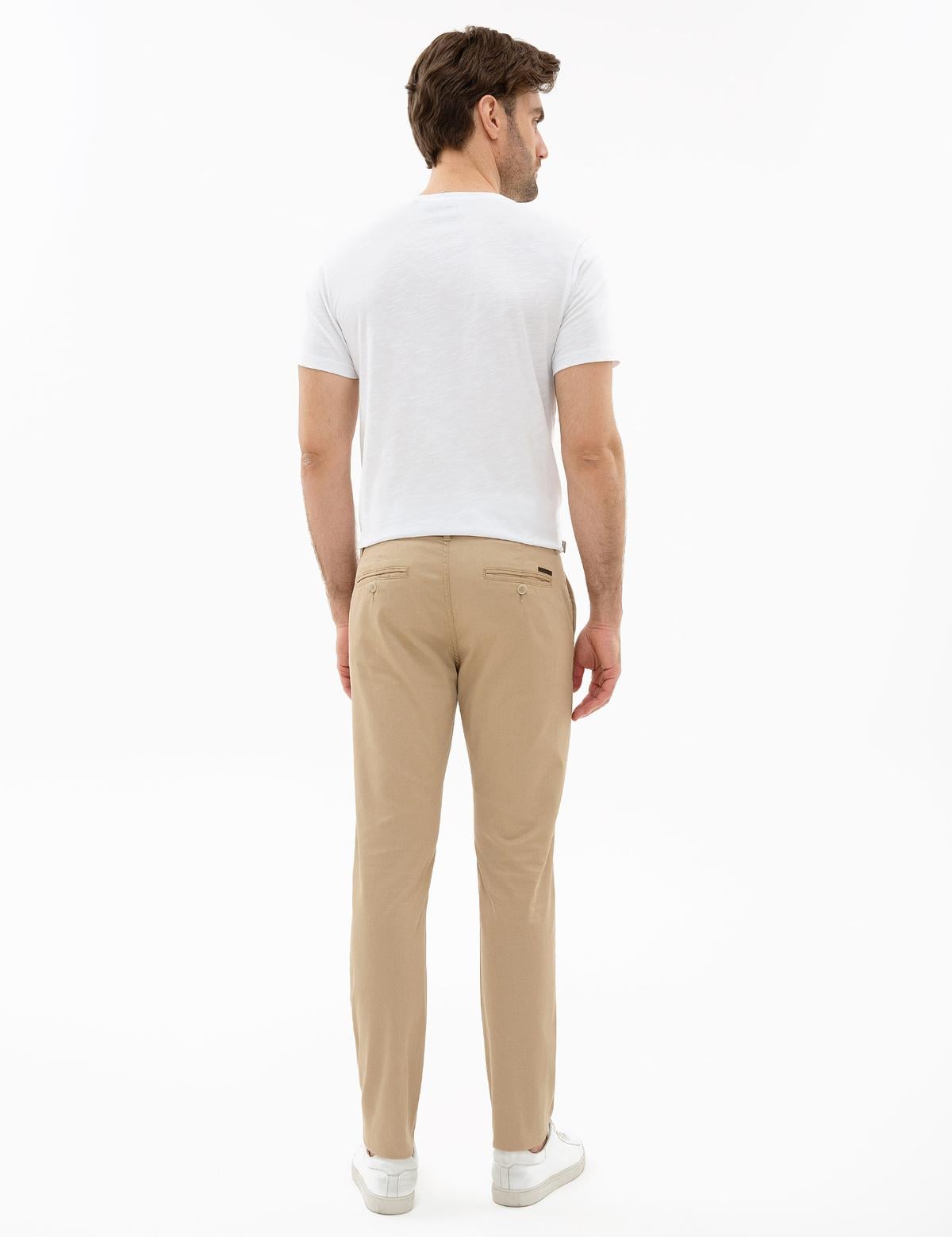 Camel Slim Fit Chino Pantolon - 50225941061