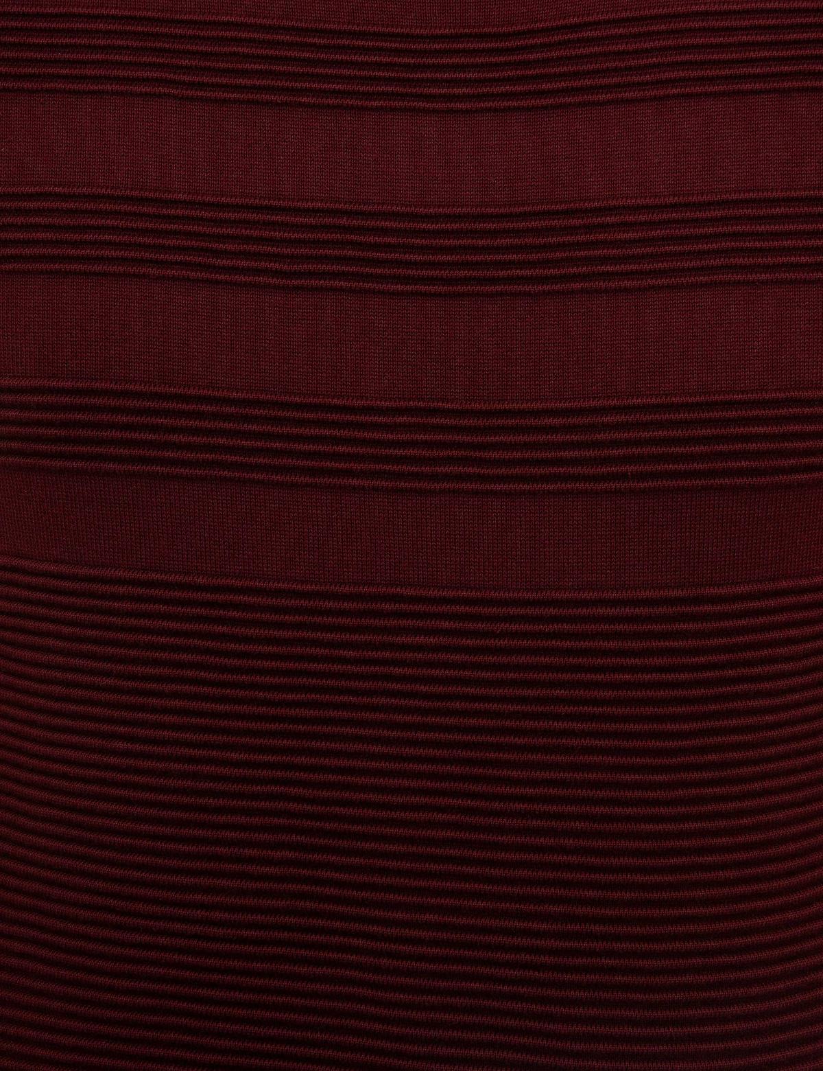 Bordo Slim Fit Triko Kazak - 50226536005