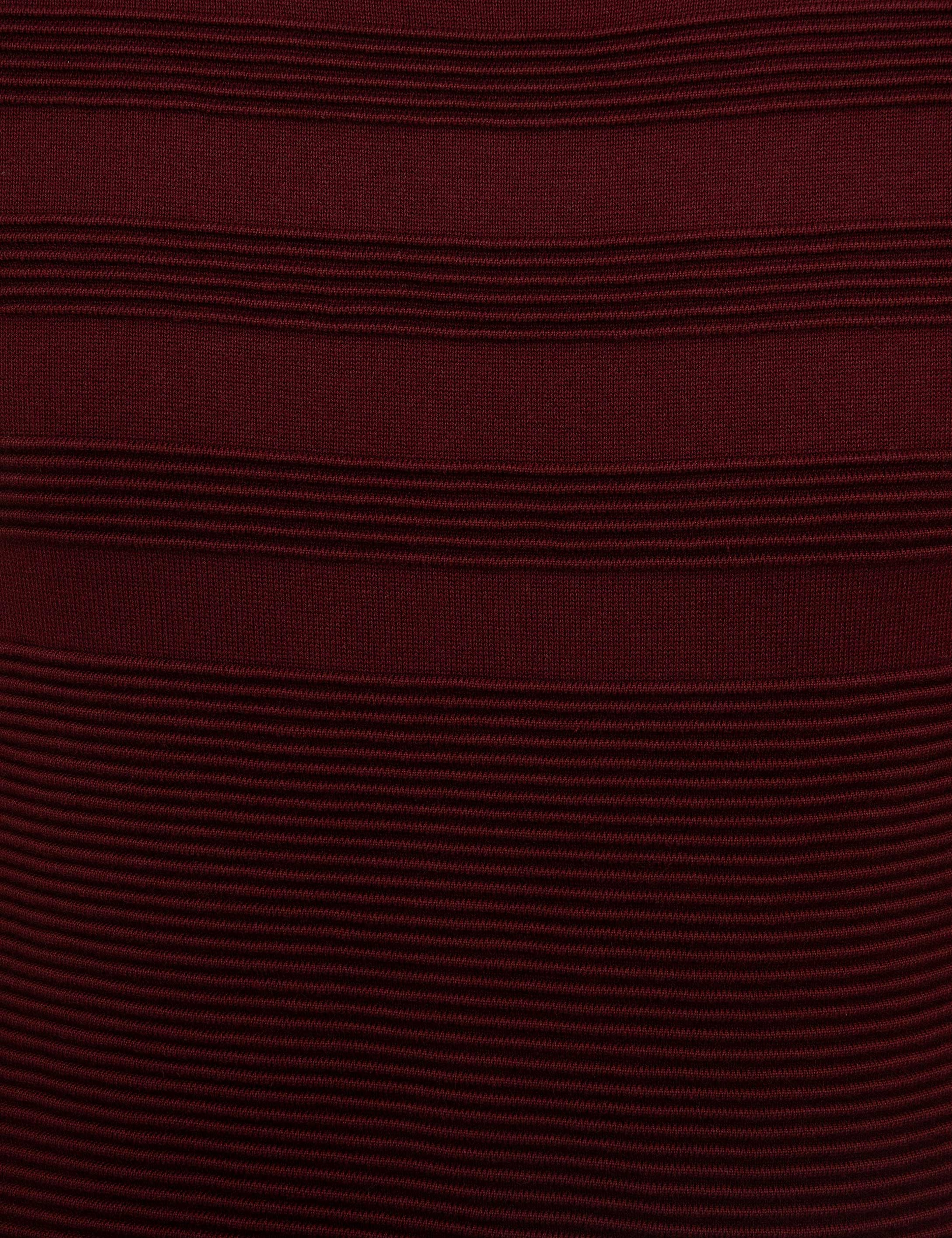 Bordo Slim Fit Triko Kazak - Image 6