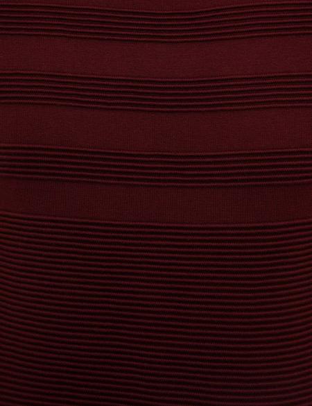 Bordo Slim Fit Triko Kazak - 50226536005