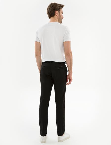 Siyah Slim Fit Chino Pantolon - 50225941022