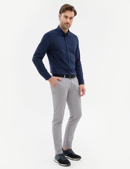 Gri Slim Fit Chino Pantolon - 50225941082