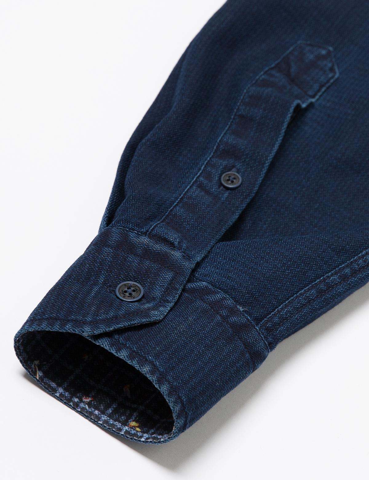 Slim Mavi Gömlek - 50174759001