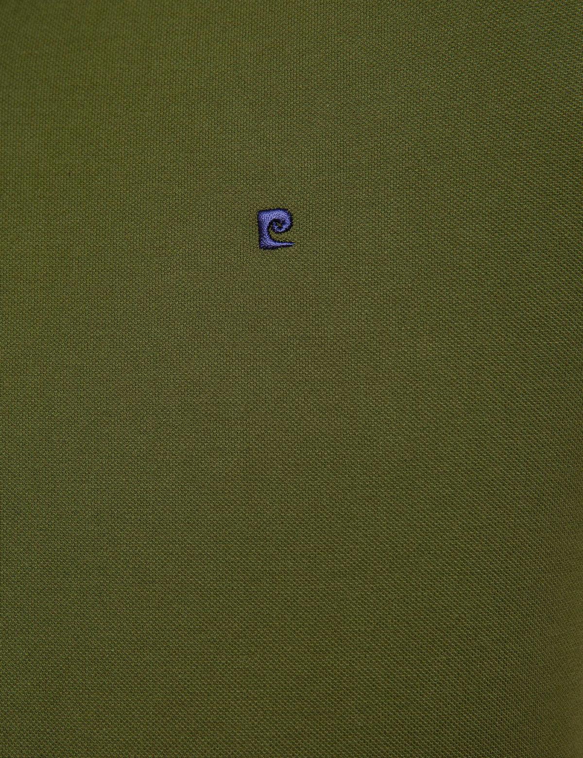 Yeşil Slim Fit Polo Yaka T-Shirt - 50187370006