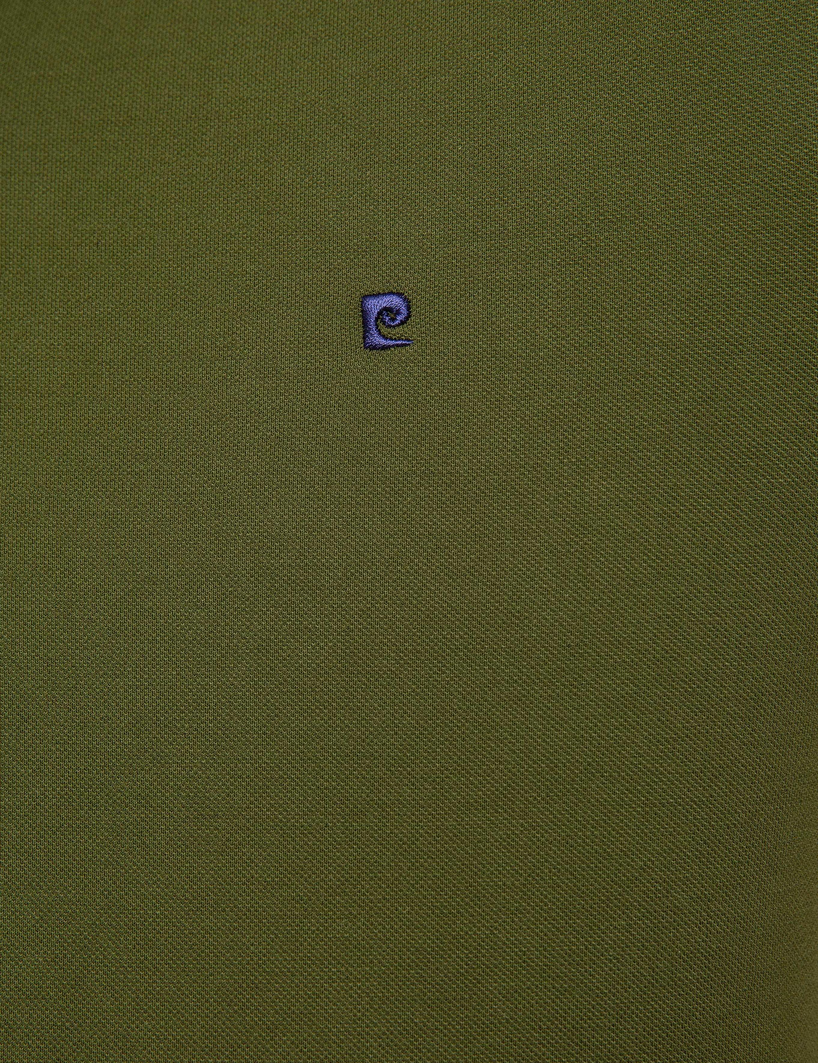 Yeşil Slim Fit Polo Yaka T-Shirt