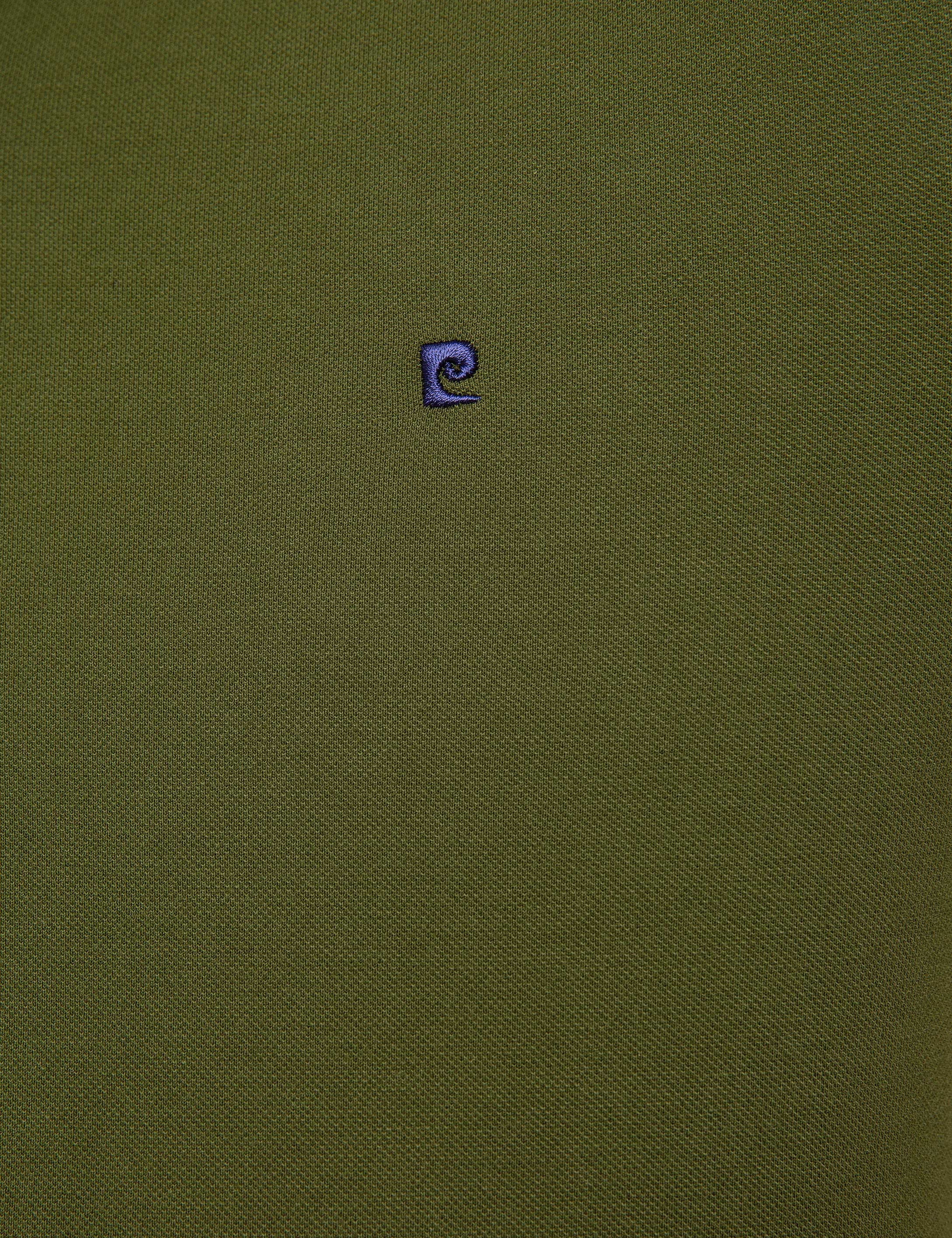 Yeşil Slim Fit Polo Yaka T-Shirt - Image 6