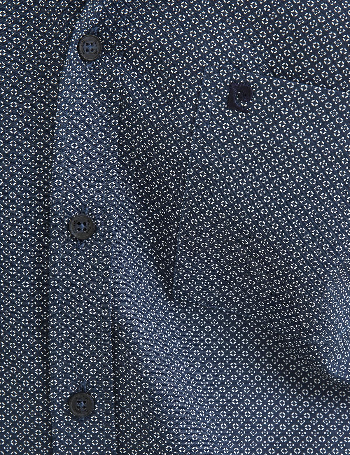 Lacivert Regular Fit Kısa Kollu Gömlek - 50187530015