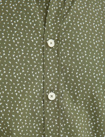 Yeşil Slim Fit Uzun Kollu Gömlek - 50187575010