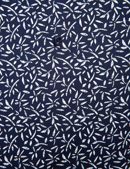 Lacivert Slim Fit Kısa Kollu Gömlek - 50187624002