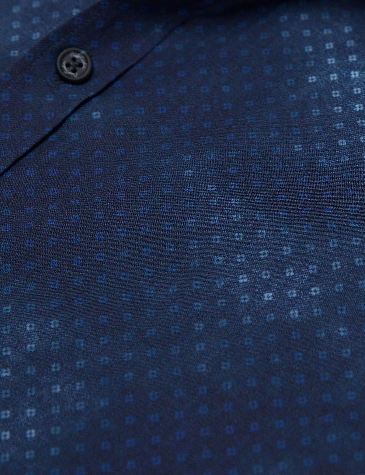 Lacivert Slim Fit Gömlek - 50187993006