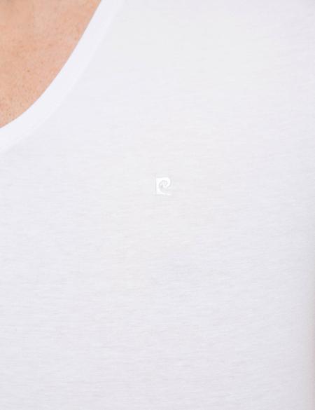 Beyaz Ex. Slim Fit Basic Tişört - 50188636004