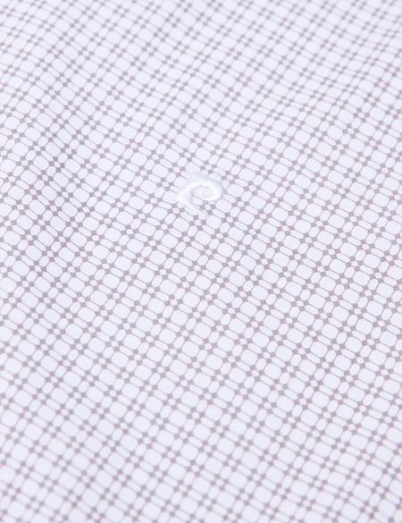 Kahverengi Detaylı Slim Fit Gömlek - 50189439002