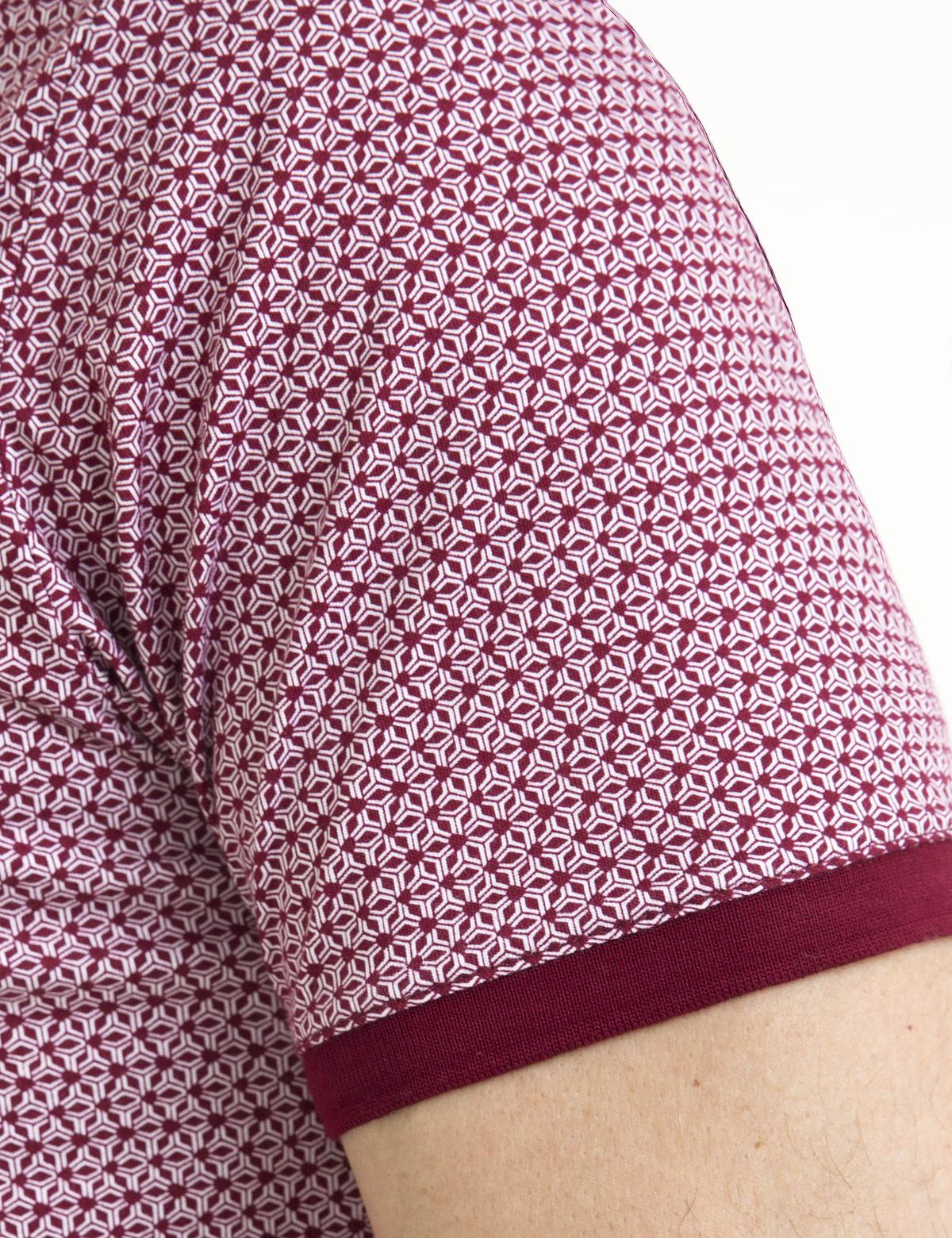 Kırmızı Regular Fit Polo Yaka Tişört - 50189491001