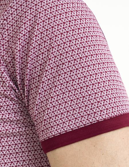 Kırmızı Regular Fit Polo Yaka Tişört - 50189491001