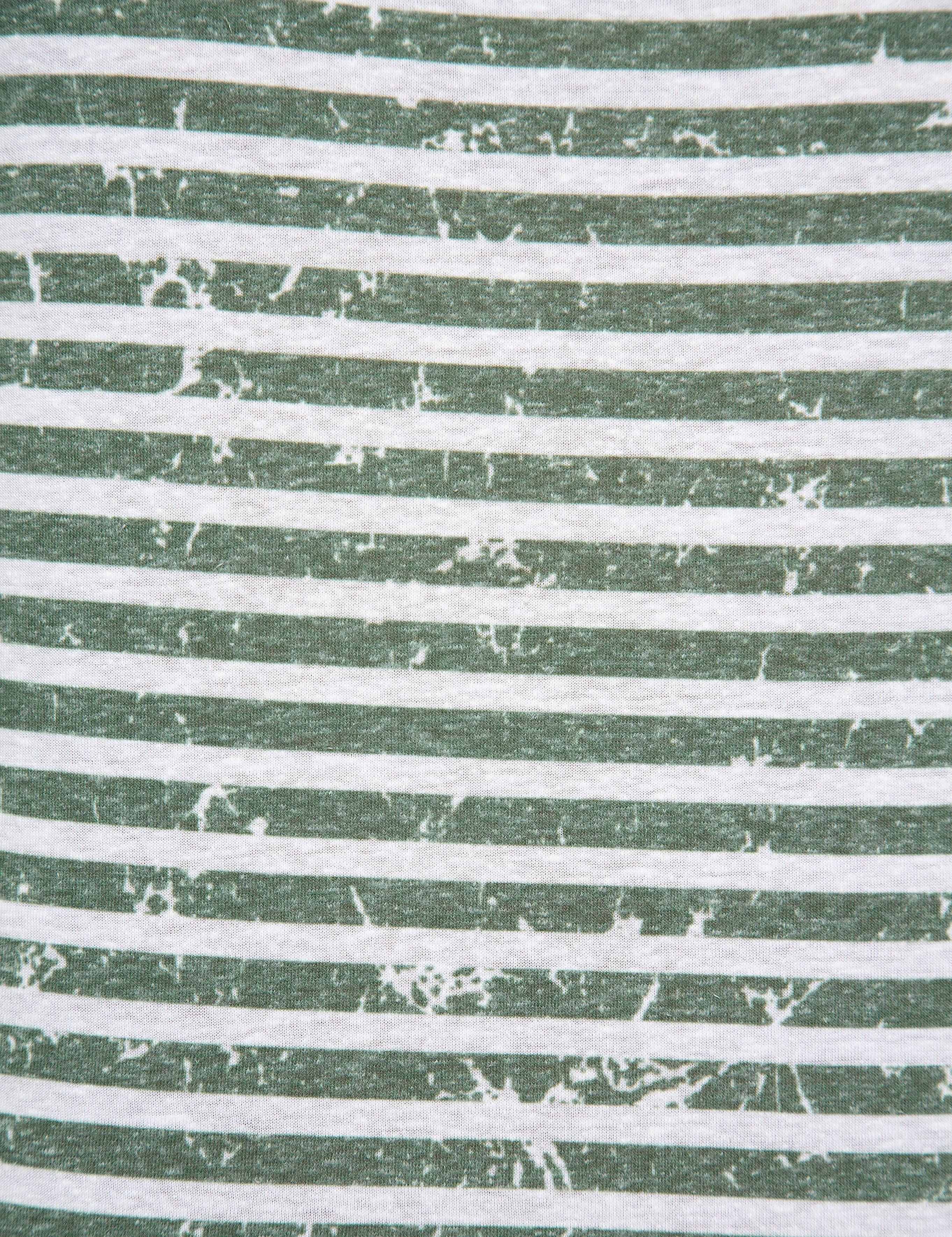 Yeşil Slim Fit Bisiklet Yaka T-Shirt