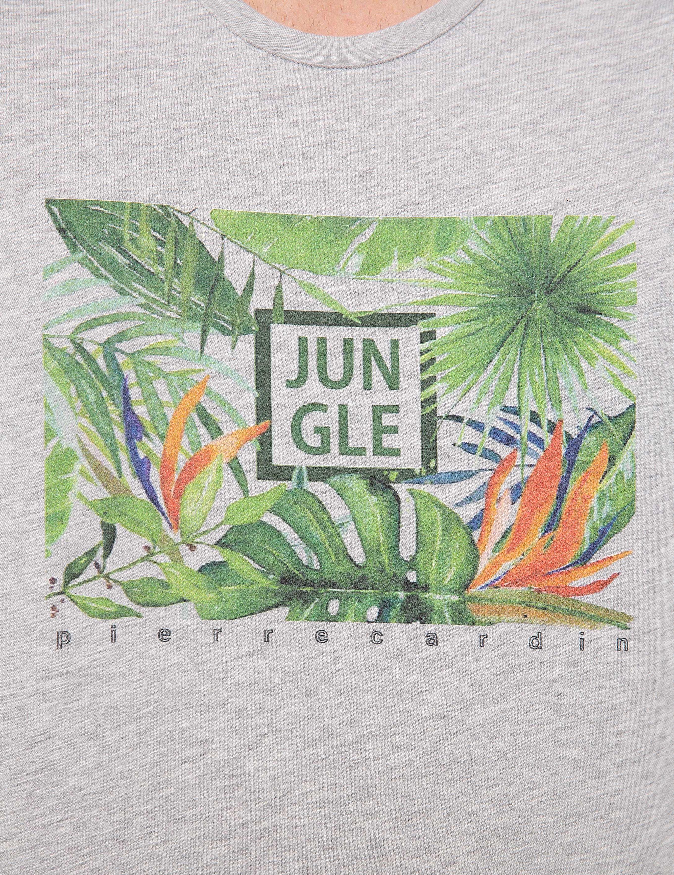 Açık Gri Melanj Slim Fit T-Shirt