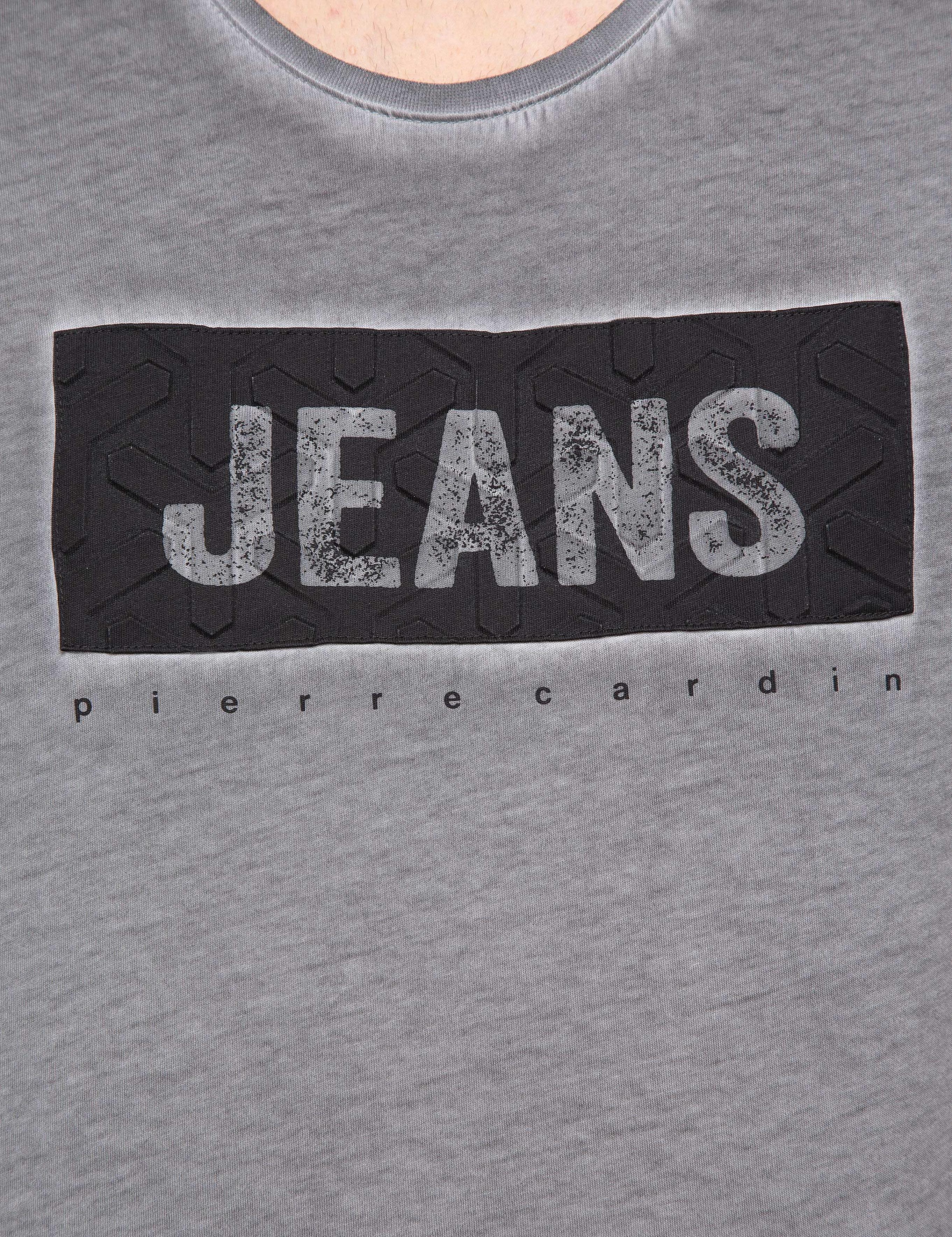 Koyu Gri Slim Fit Bisiklet Yaka T-Shirt