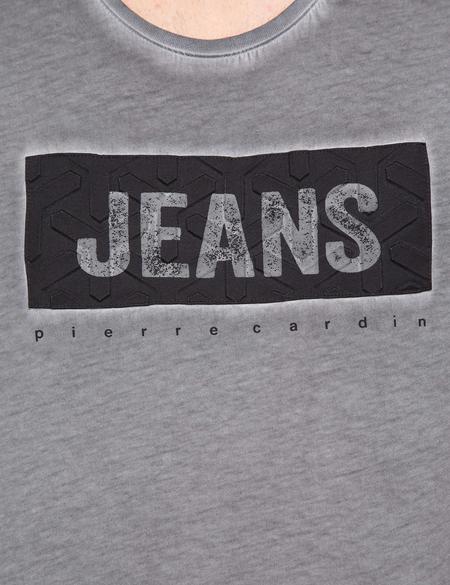 Koyu Gri Slim Fit Bisiklet Yaka T-Shirt - 50189512015