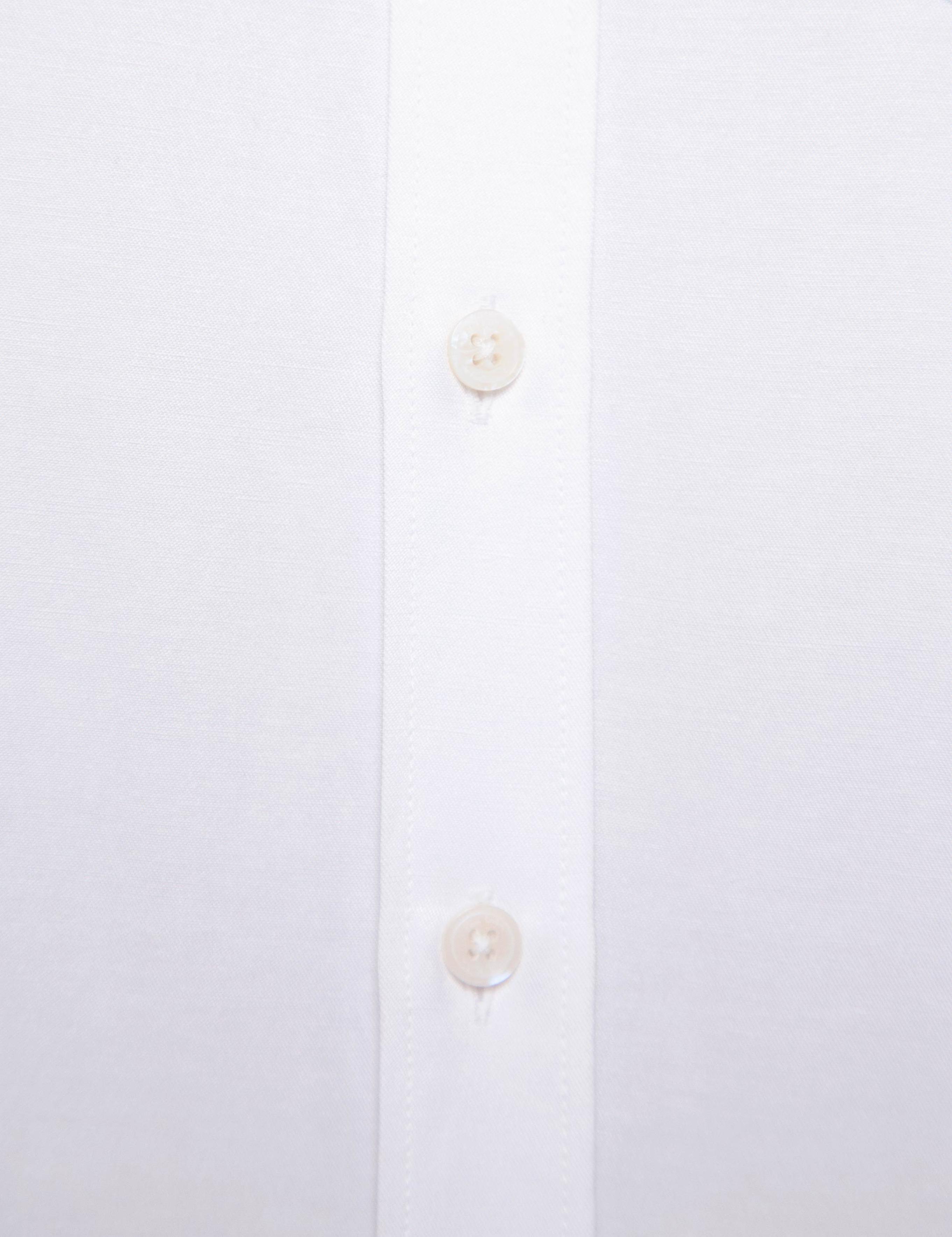 Beyaz Regular Fit Basic Gömlek