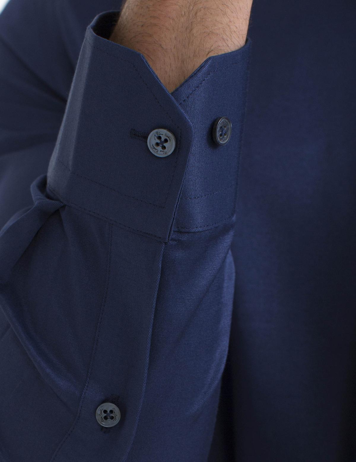 Lacivert Slim Fit Basic Gömlek - 50189518038